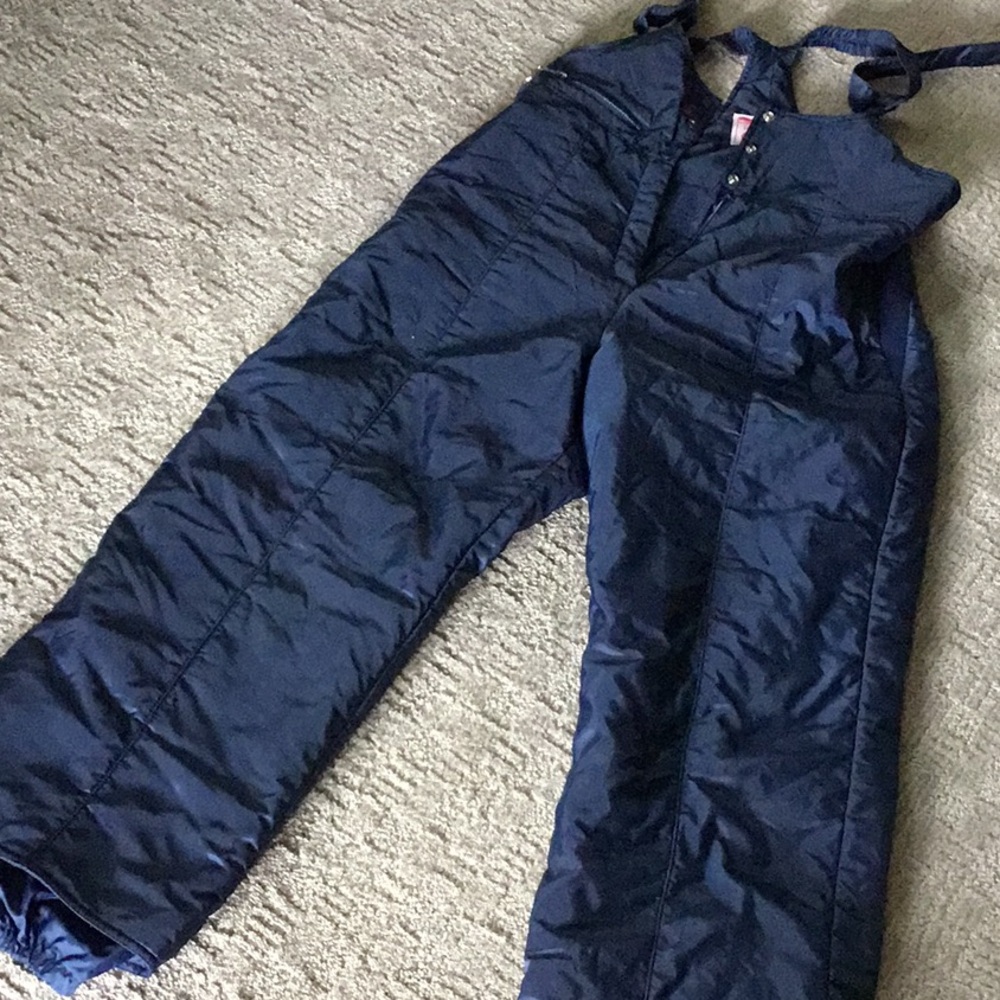 Ski Wear by JCPenney-navy bibs size Lg